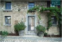 Mitteneingang zum Kreuzgewölbe