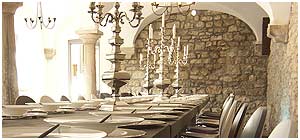 Blick ins Kreuzgewölbe